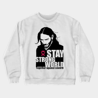 World against covid19 Crewneck Sweatshirt